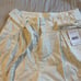 Free People everywhere you go paper bag ecru off white shorts NWT size 12