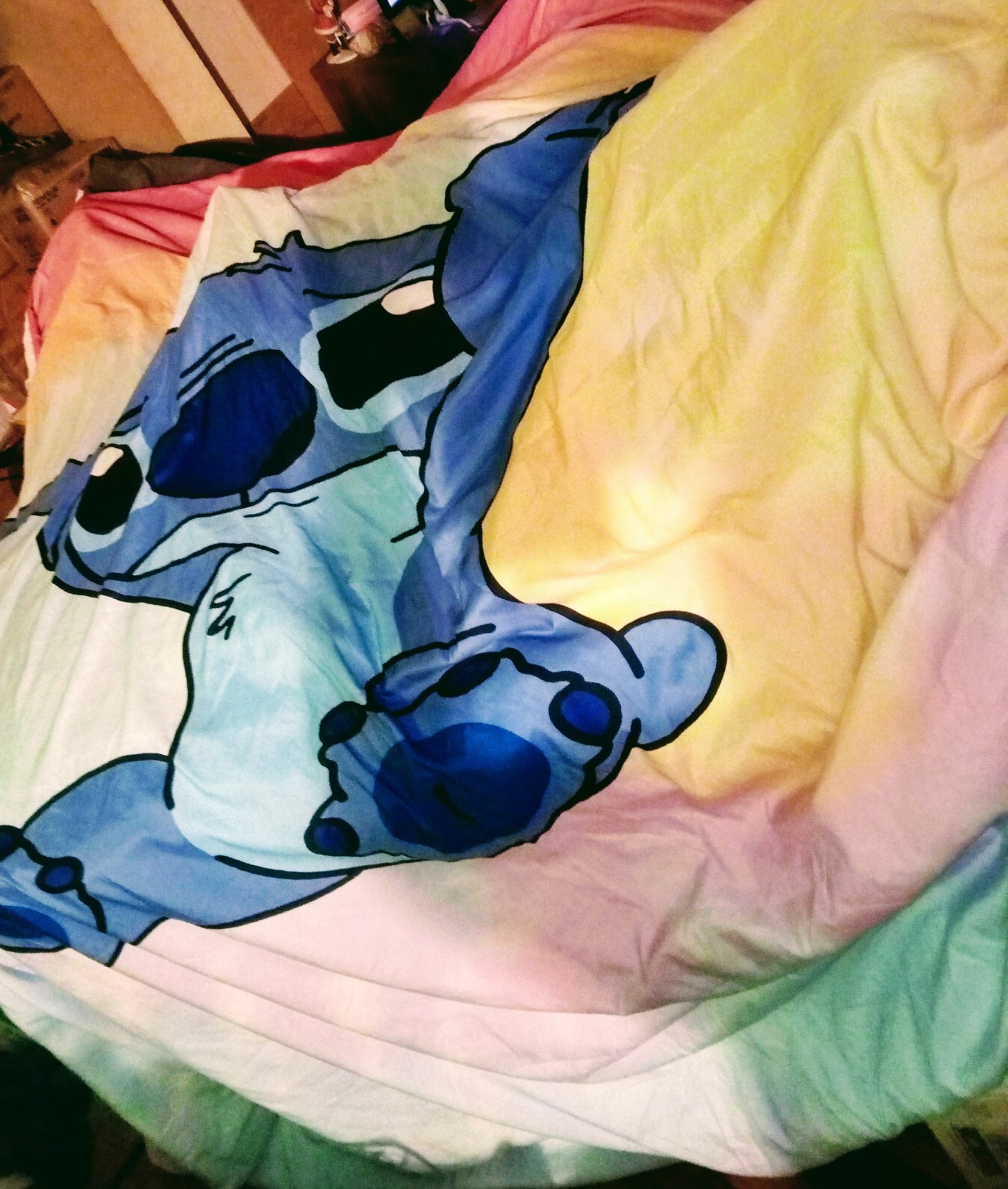 Disney Stitch Queen bedding