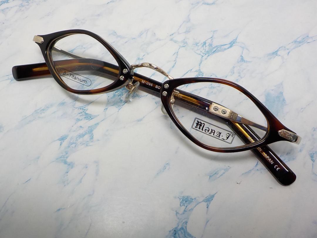 Mena.J Eyeglasses Frame M-096 43□21-140 BD Made in Japan