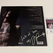 LP LAURA PERGOLIZZI SIGNED CHURCHES VINYL RECORD JSA COA