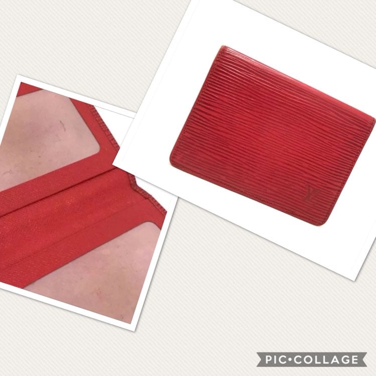 Authentic Louis Vuitton Epi Porte Cartes