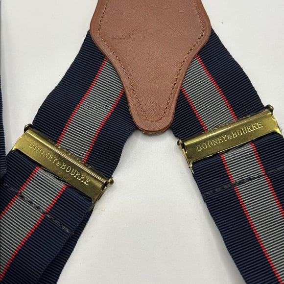 Vintage Dooney &amp; Bourke Leather Adjustable Suspenders