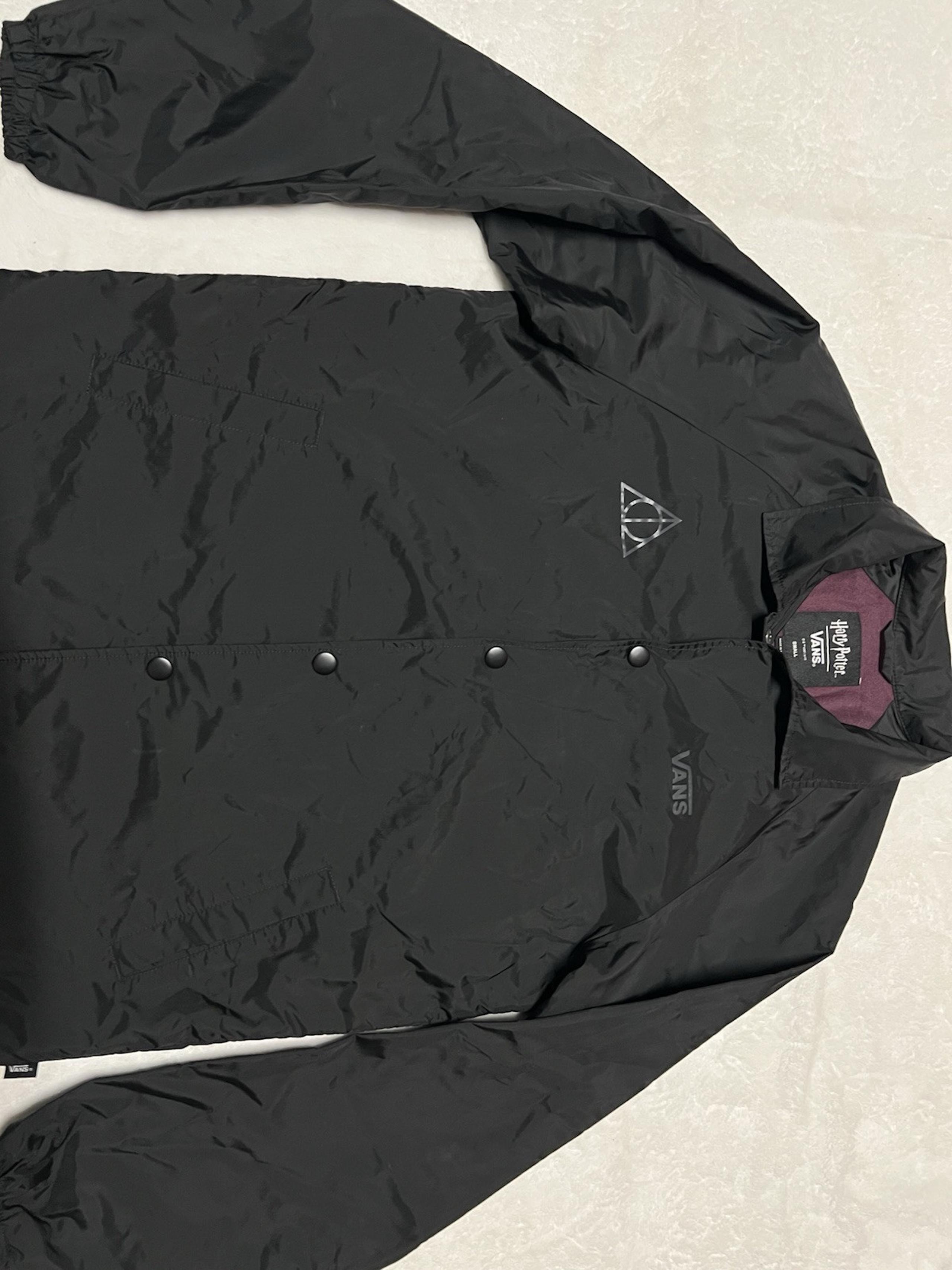 Vans x Harry Potter Deathly Hollows Mens Small Jacket Windbreaker Coat Snaps