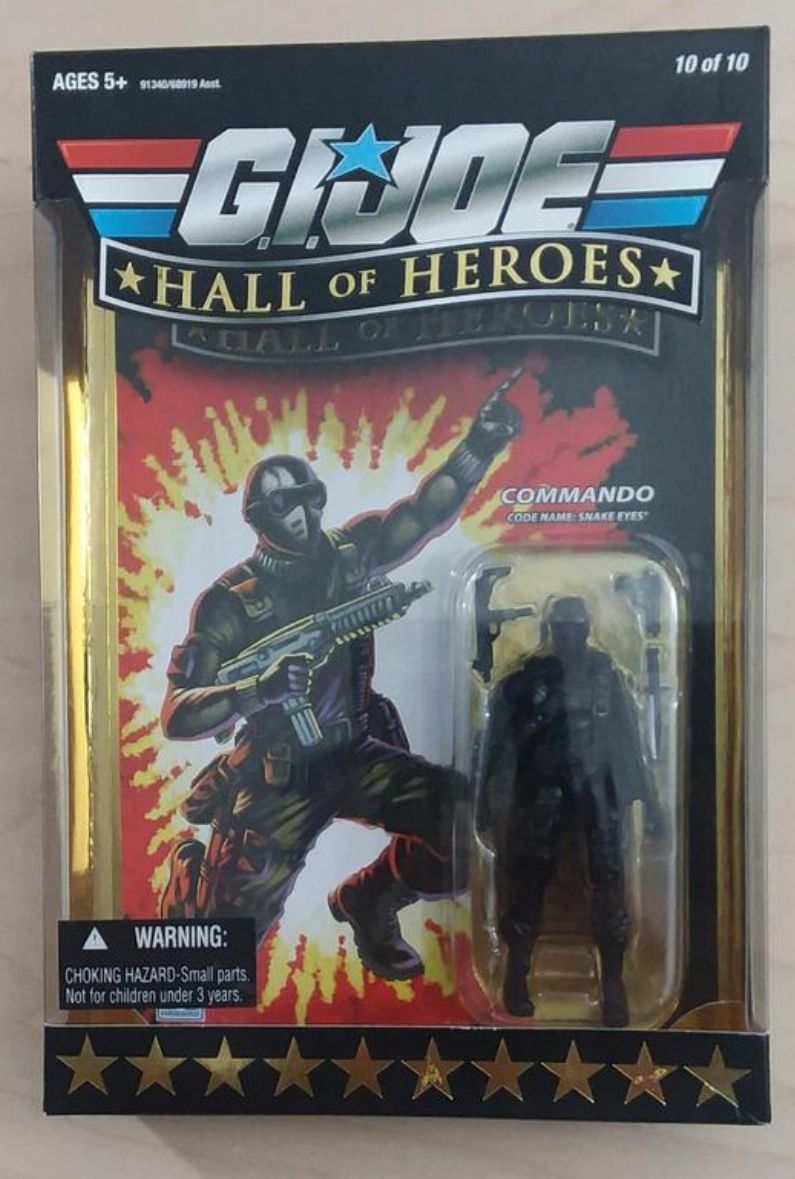 GI Joe HALL OF HEROS SNAKE EYES