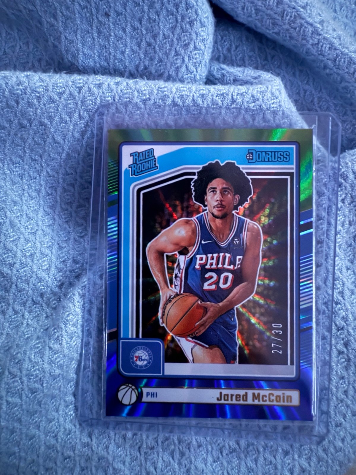 2024 DONRUSS Rated Rookie Jared McCain 27/30
