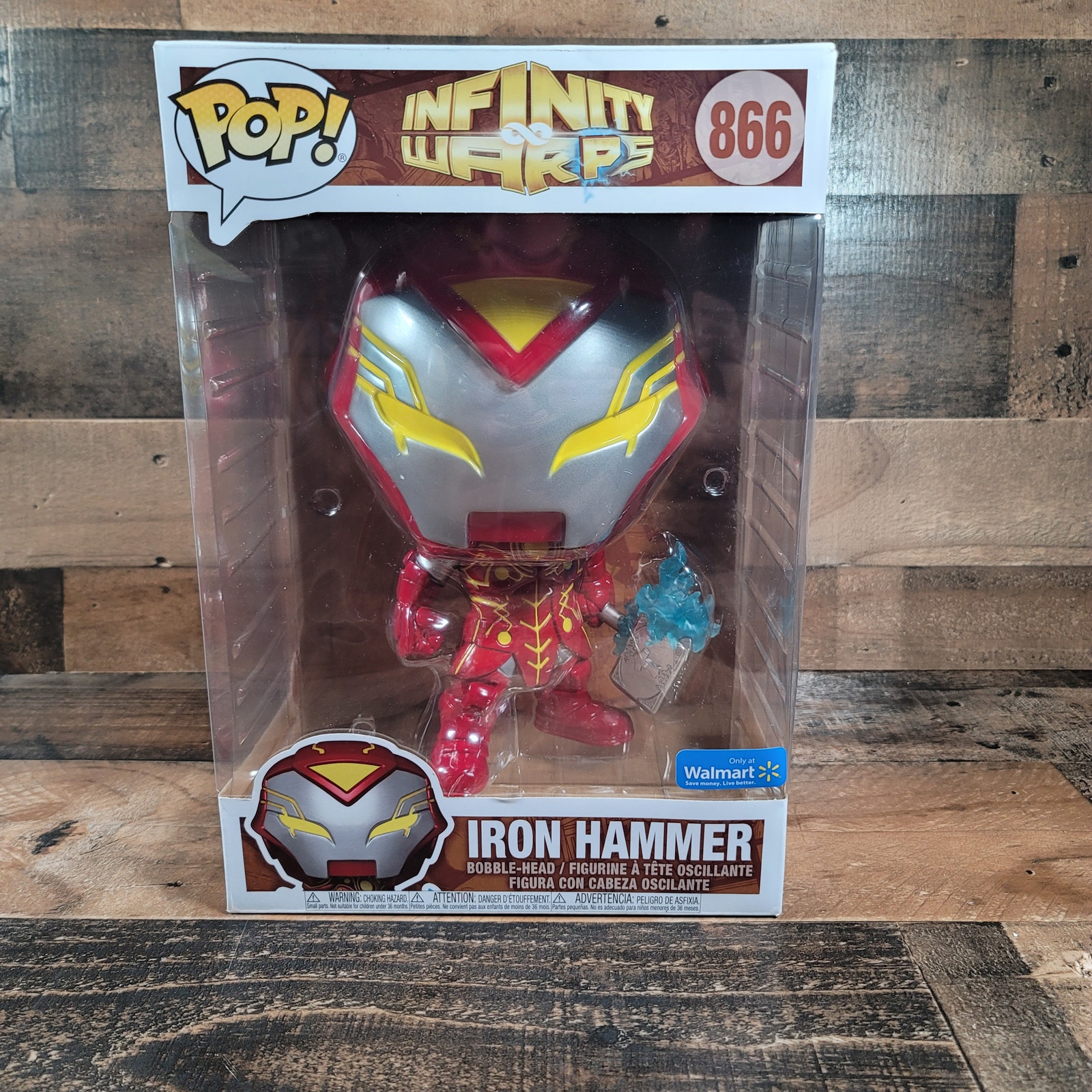 Funko POP! Jumbo: Infinity Warps - 10 Iron Hammer - Walmart Exclusive