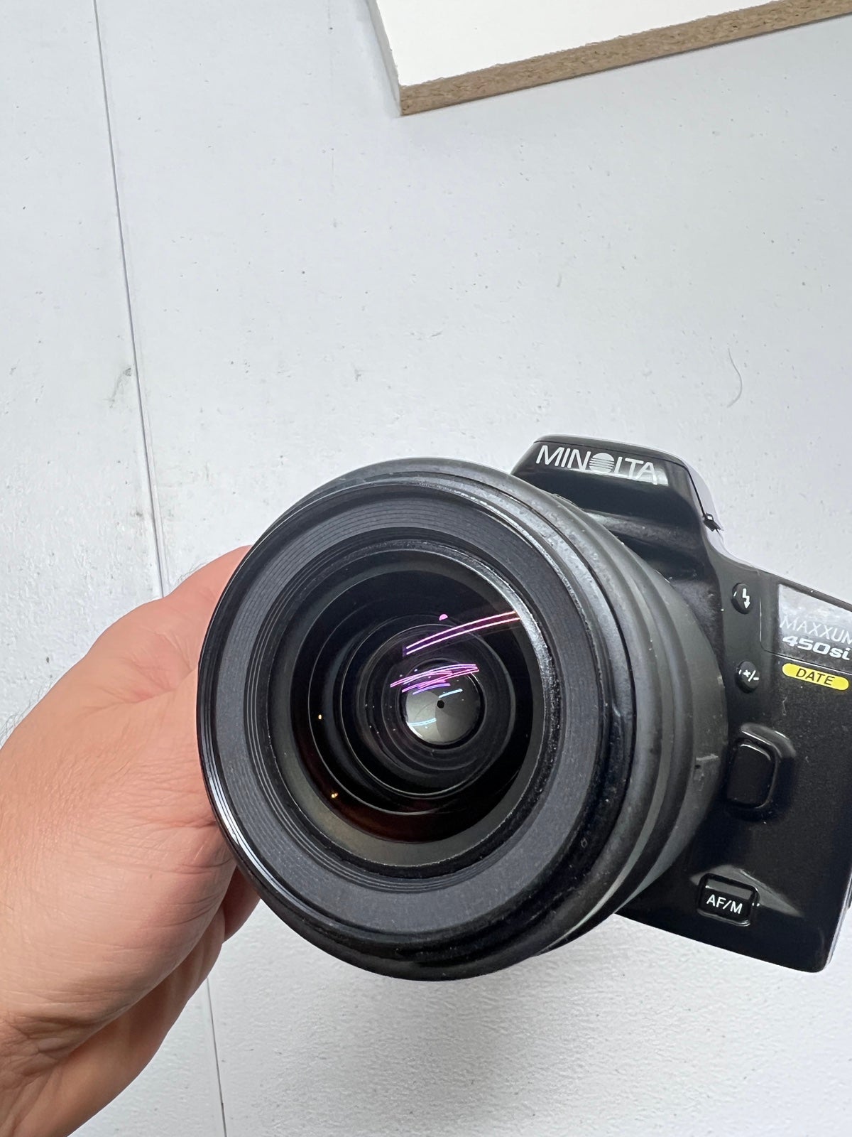 Camera Minolta maxxum 450si with lens Tamron 28-80 Date