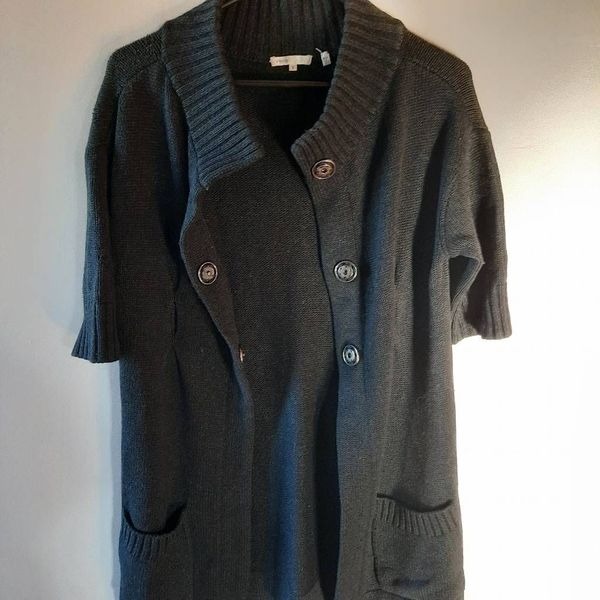 Vince Cashmere & Wool Button Up Duster