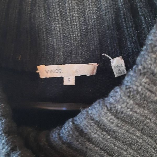 Vince Cashmere & Wool Button Up Duster - detail