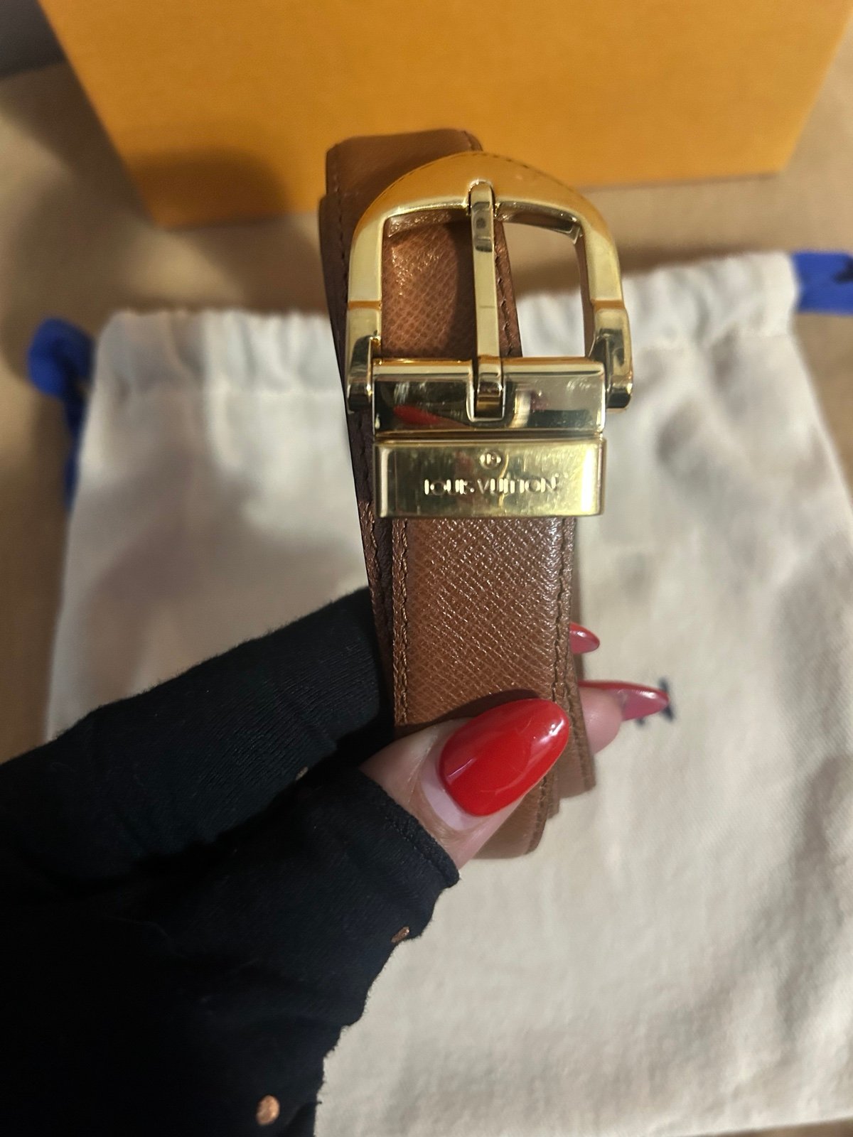 Louis Vuitton belt size XS