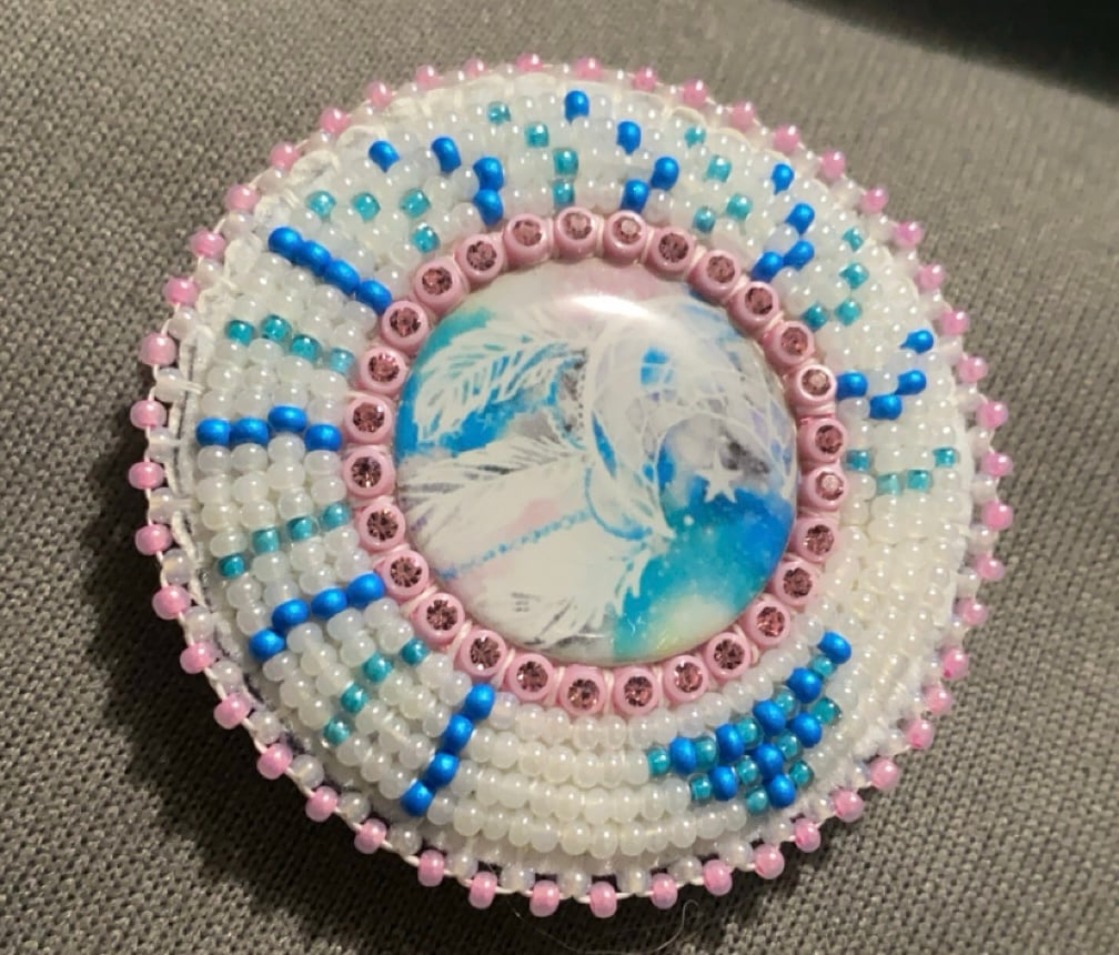 Beaded Cell phone accessory