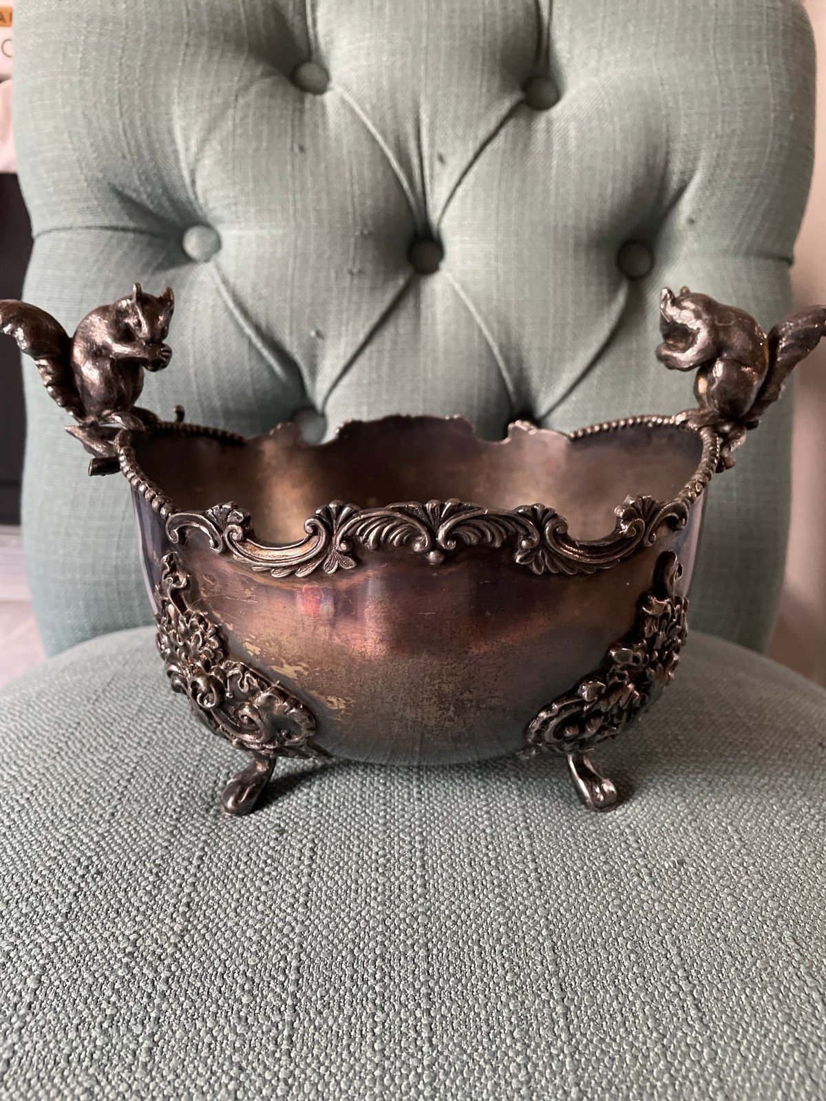 Vintage metal pot