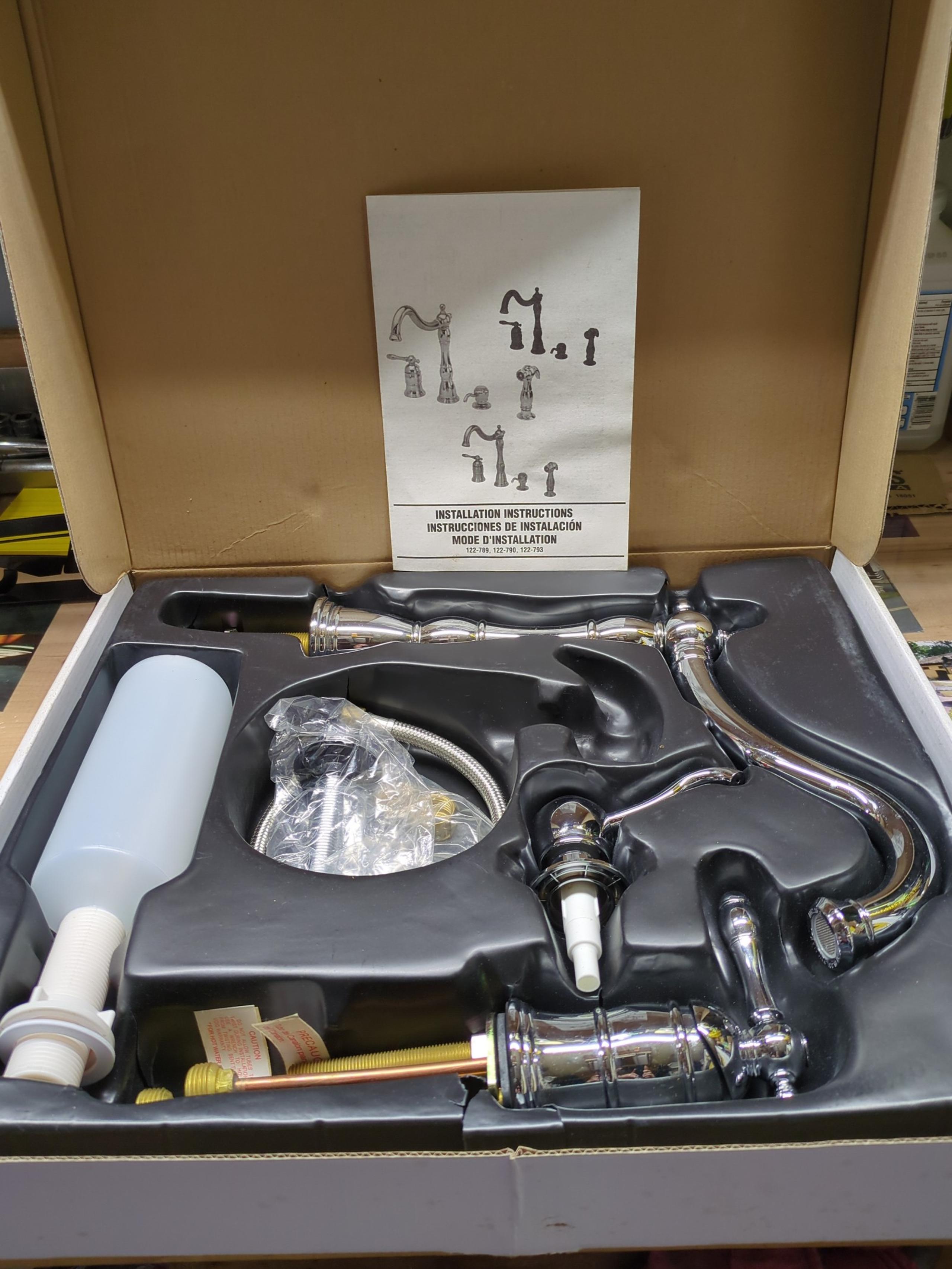 Pegasus Chrome Single Handle Kitchen Faucet