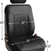 Deluxe Diamond Pattern Seat Cushions For Car Truck SUV Van - Front Seats