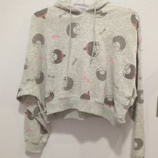 *Monchhichi*Cropped Hoodie and Shorts NEW