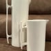 Set of 2 Ceramic Pitchers with Fun Measurement Markers