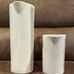 Set of 2 Ceramic Pitchers with Fun Measurement Markers
