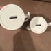 Set of 2 Ceramic Pitchers with Fun Measurement Markers