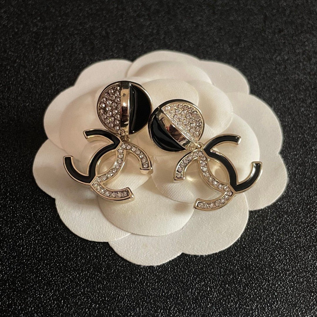 two-tone earrings