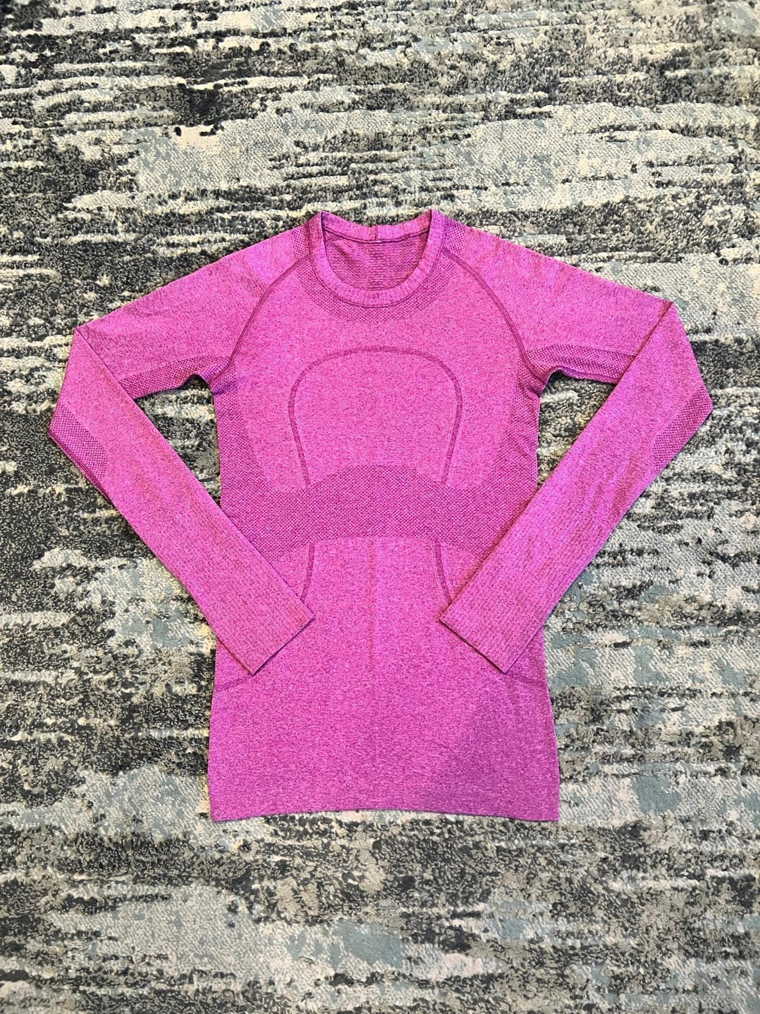 Lululemon Swiftly Tech Long Sleeve Size 4 In Heathered Ultra Violet