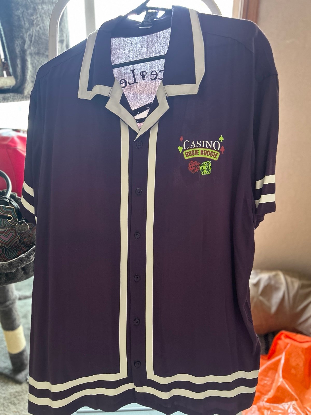 Boxlunch Disney Oogie Boogie long Men’s shirt jersey