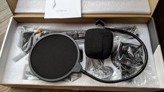 USB Streaming Podcast PC Microphone, Professional 192KHZ/24Bit Studio Cardoid