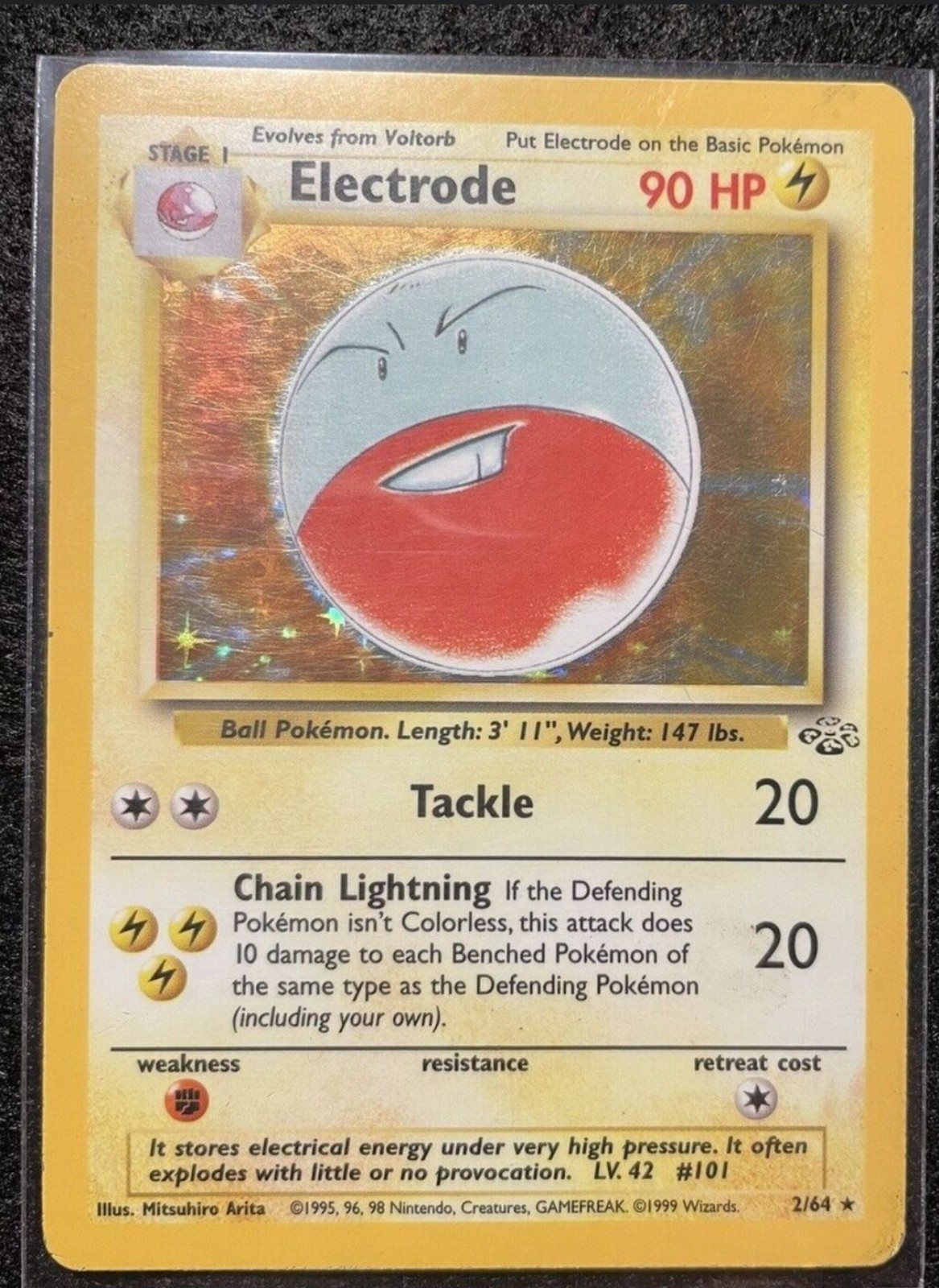 LP Pokemon Holo CUBONE Card FORBIDDEN LIGHT Set 57/131 General Mill Cereal Promo