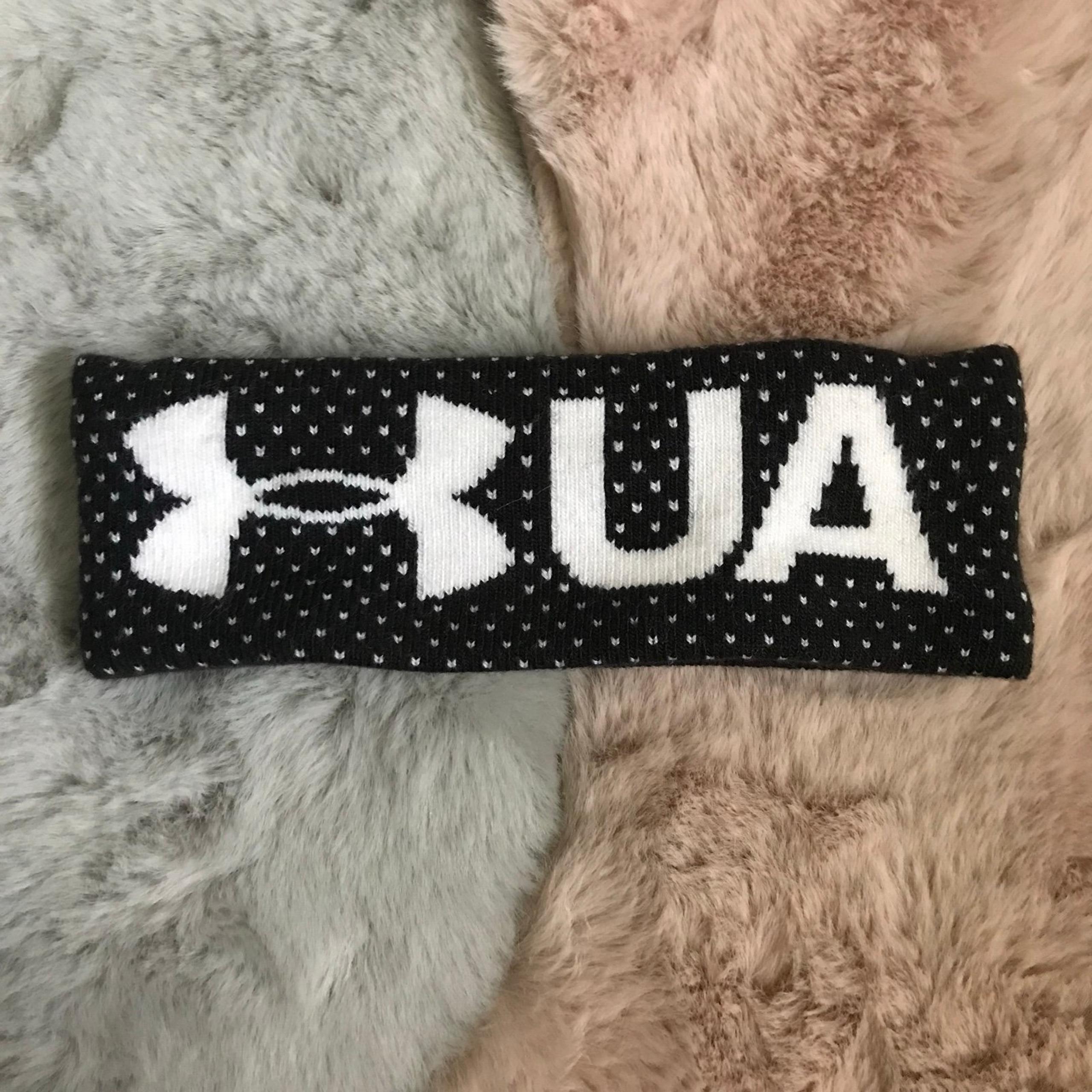 Under armour fleece navy white headband