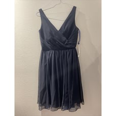 kennedy blue, navy short formal dress, size 12, NWT