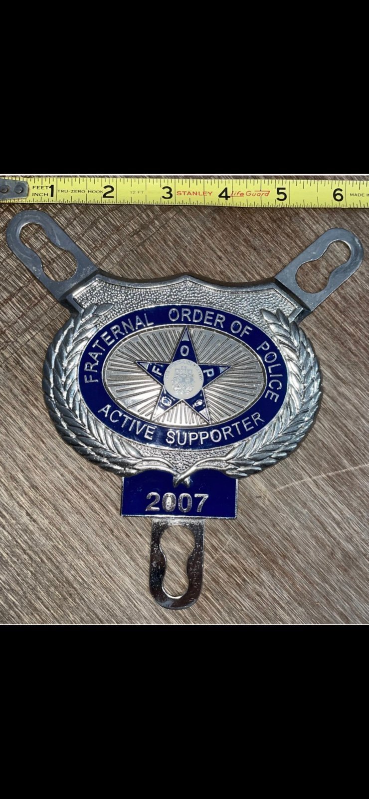 FOP police shield /Badge