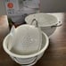 Classic White Footed Colander Set - Set of 3