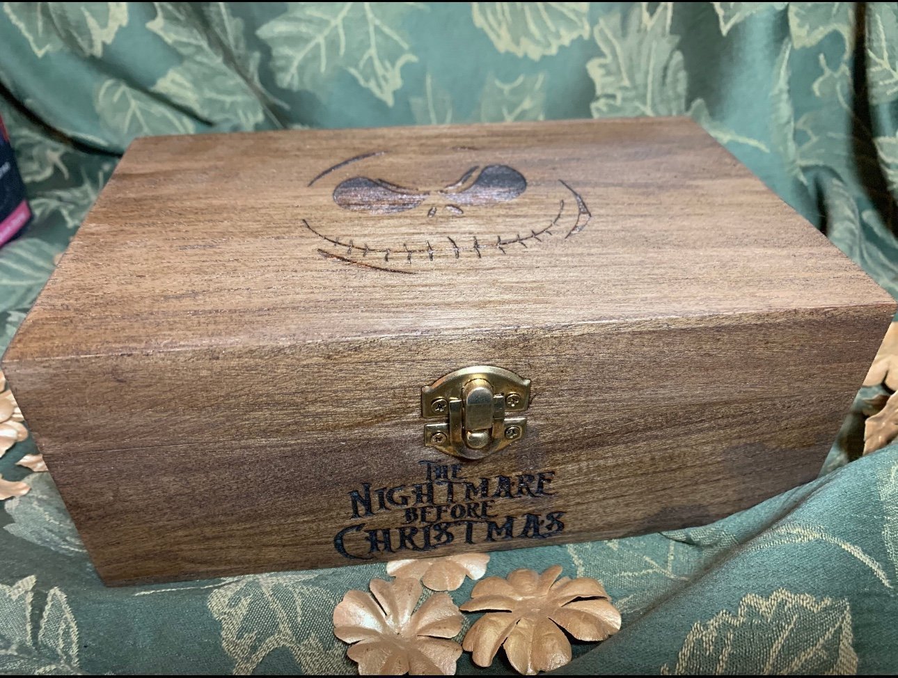 Nightmare before Christmas laser engraved box (lower prices on description)