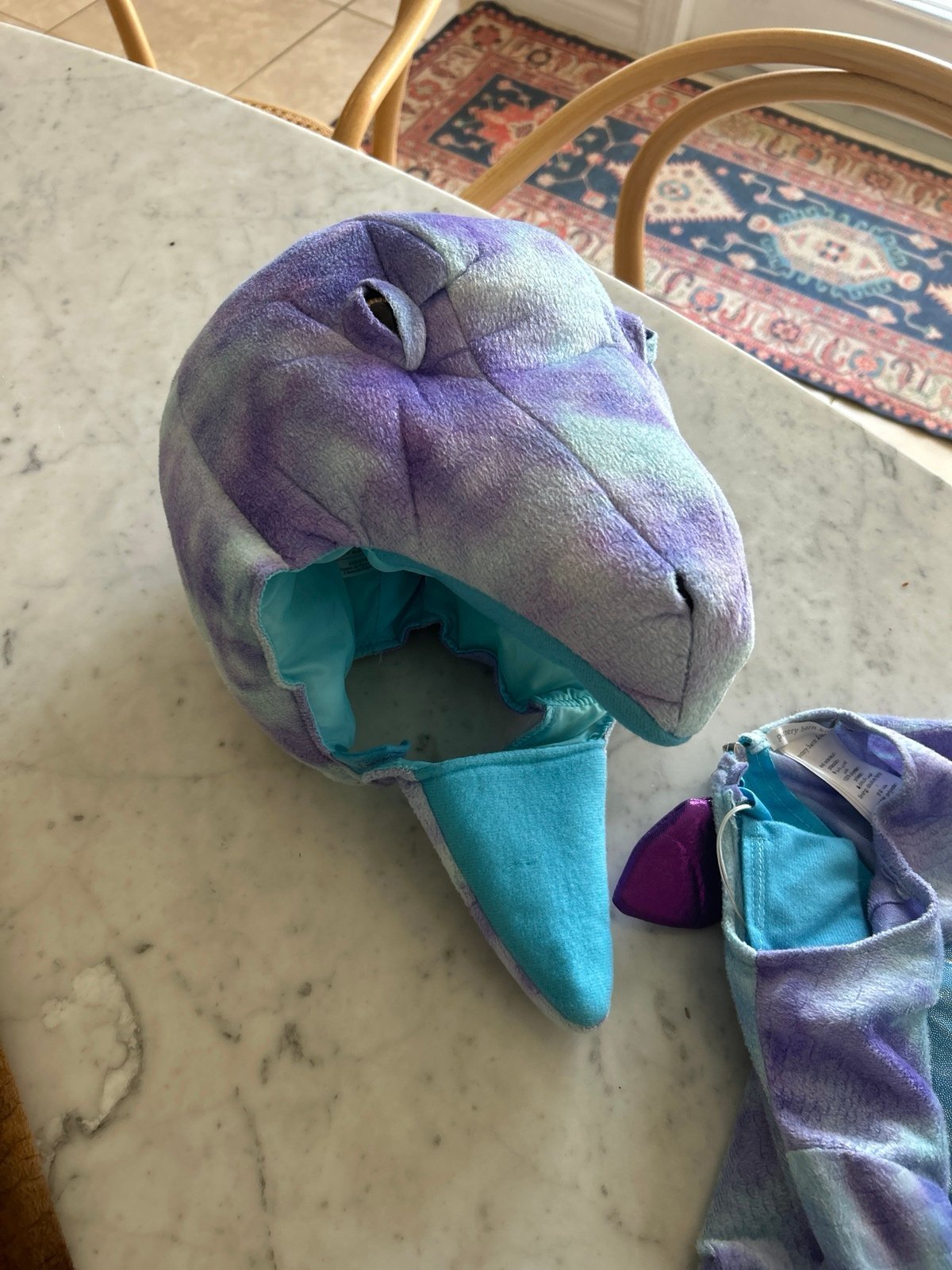 Pottery Barn Kids dinosaur halloween costume