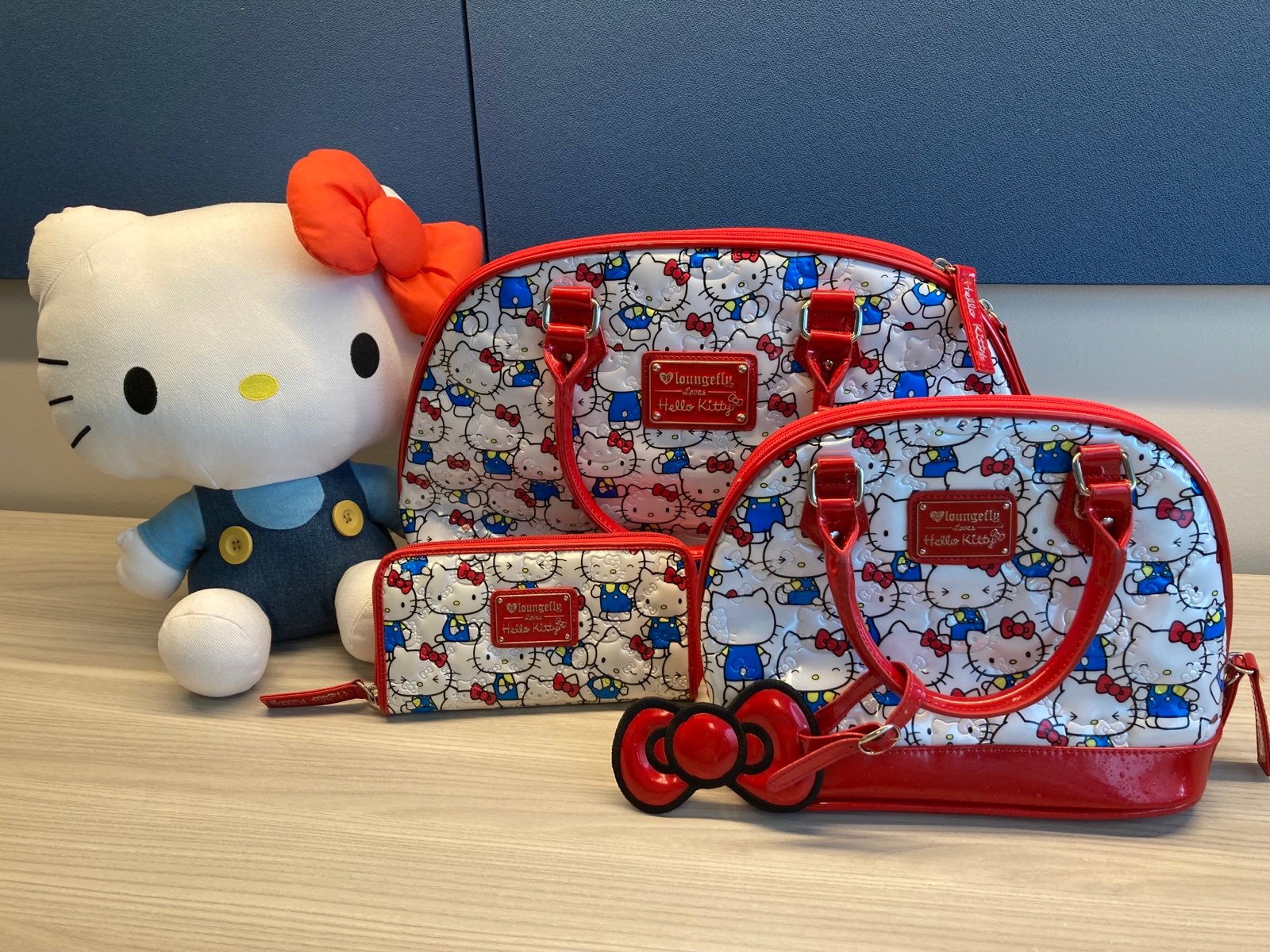 Hello Kitty Heart Logo Loungefly Bundle (4) Pieces - 2014