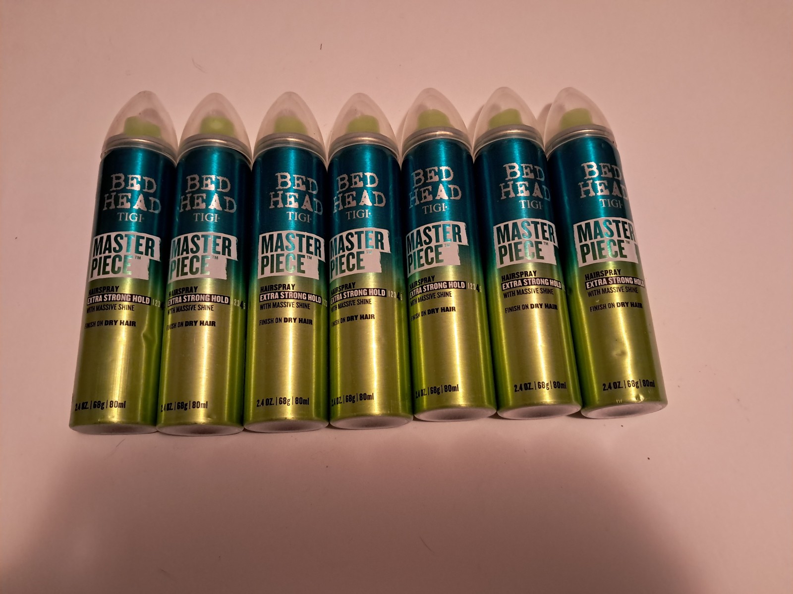 TIGI Bed Head Master Piece Hairspray Travel Size 2.4oz- bundle of 7 New