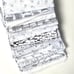 Low Volume bundle SIXTEEN HALF YARDS Black White Grey Gray Fabrics Makers Collag