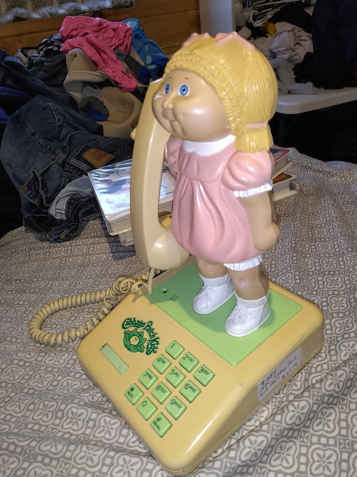 Early 1980s cabbage patch kids phone Untested very rare HTF