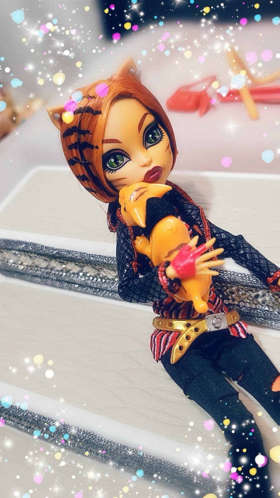 Monster High - Toralei Stripe Werecat Doll - First Wave Mattel G1 - Pet