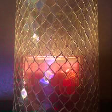 Bath and body works luster mosaic glass hurricane