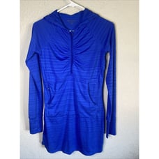 Athleta Athletic Dress Sun Up Cover Up Pockets Thumbholes XXS Gorp Pickleball