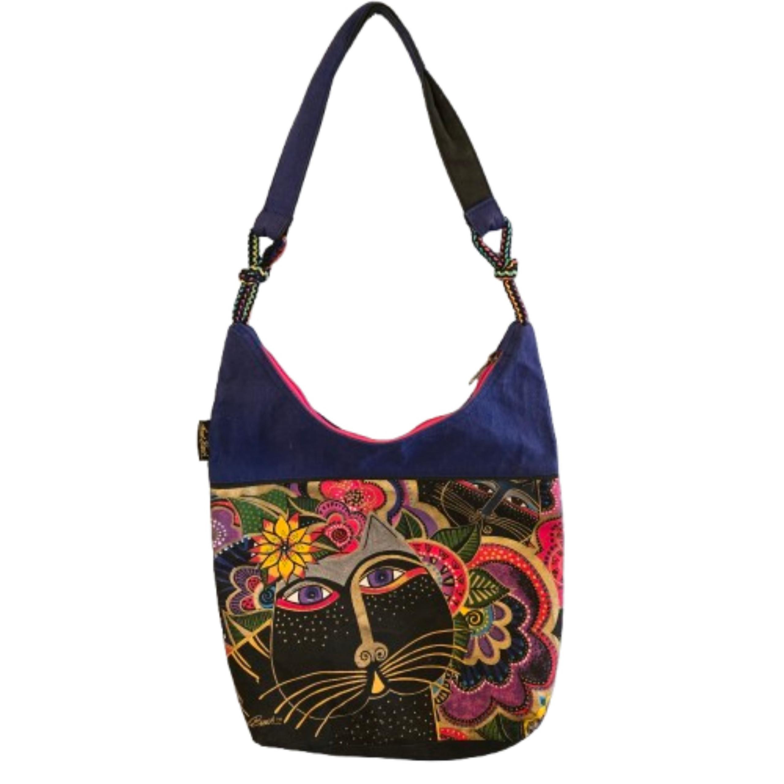 Canvas Shoulder Bag - Laurel Burch