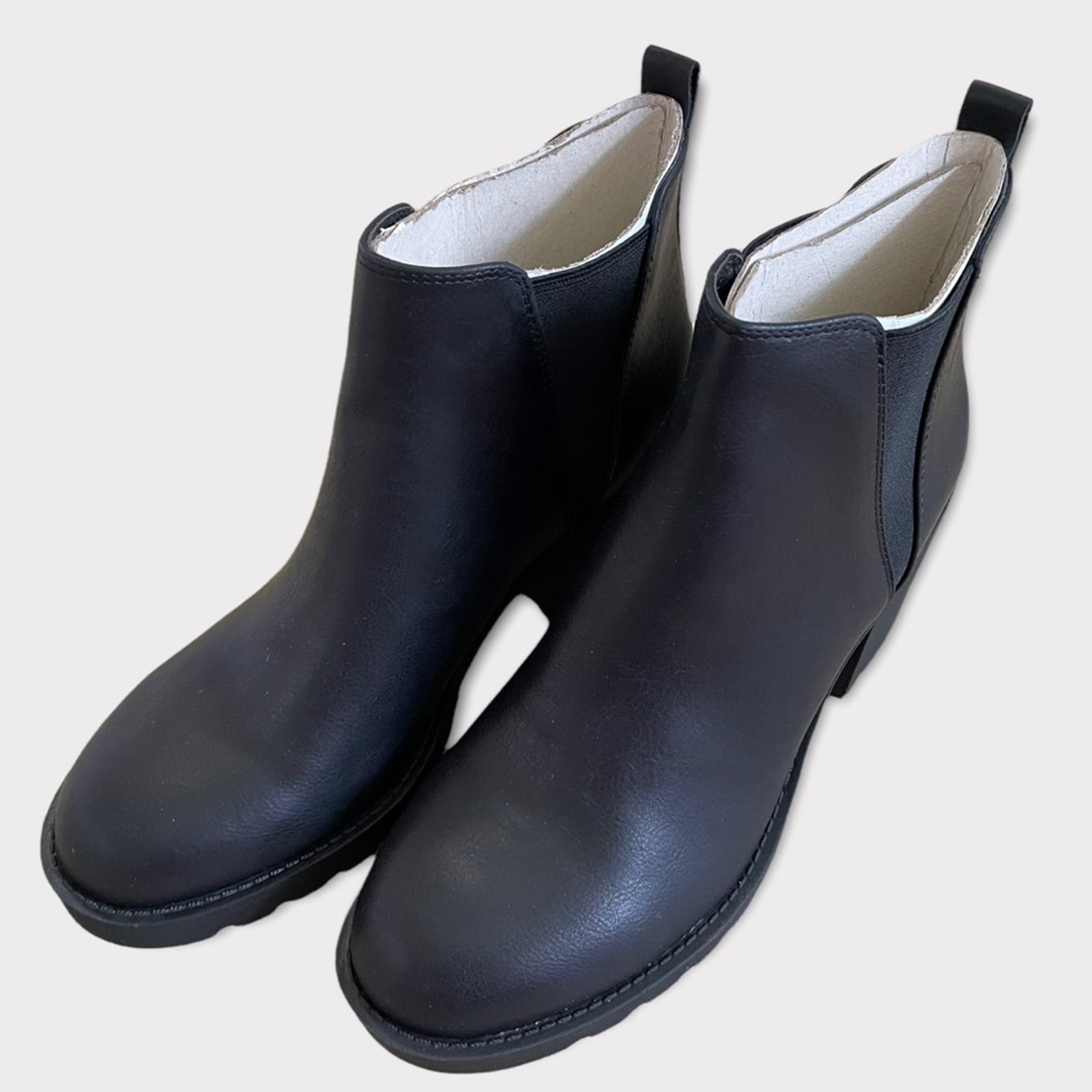 XAppeal Laura Women’s Mid Calf Black Smooth Boot Size 8.5