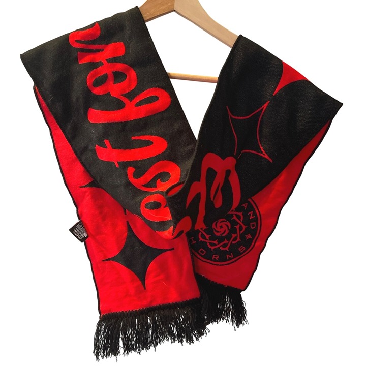 Portland Thorns Quest for Four Scarf Womens Soccer Fandom Red Black New NWT