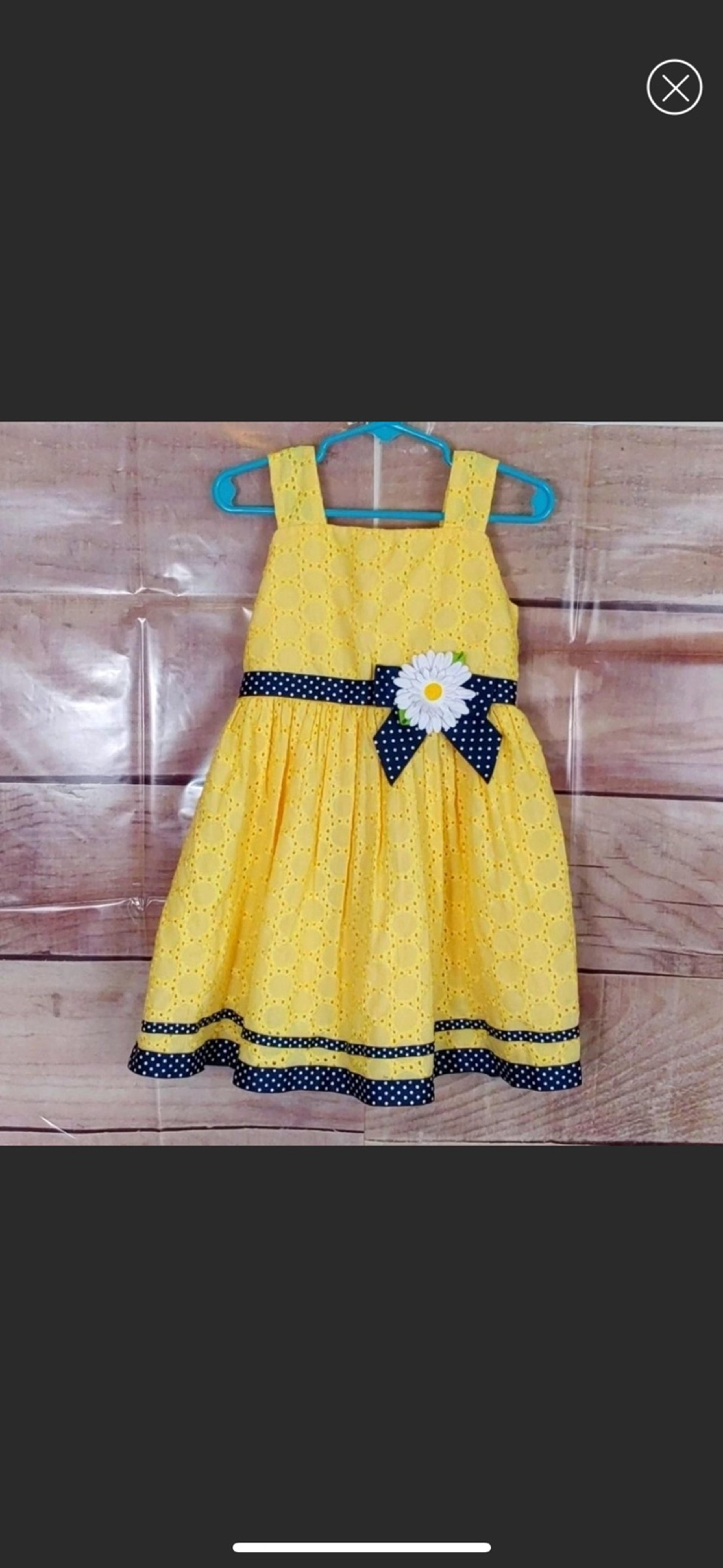 Sunflower Girls Dress Size 4T