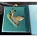 BALDWIN Brass 24k Gold Victorian Sleigh Seasonal Sentiments Ornament -A9