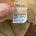 Vtg 70s tan double knit polyester pants