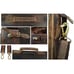18 Inch Retro Brown Buffalo Hunter Leather Laptop Messenger Bag Office Briefcase