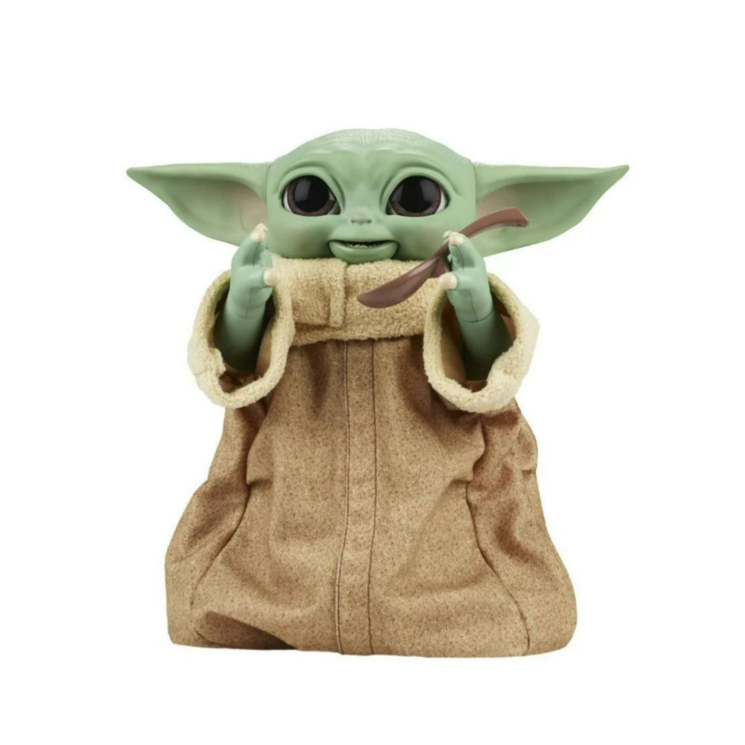 Star Wars The Mandalorian Galactic Snackin' Grogu Animatronic Action Figure