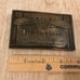 Vintage Budweiser Belt Buckle Beer Advertising The king of beers 3.75 x 2.25
