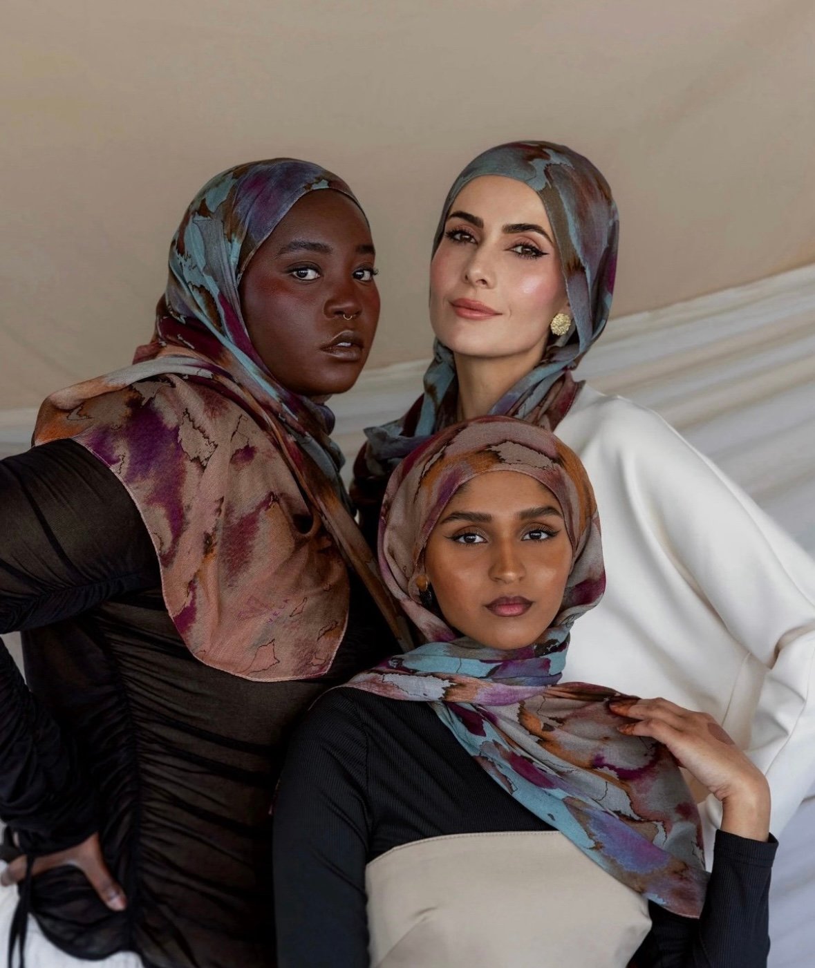 Vela scarves watercolor floral